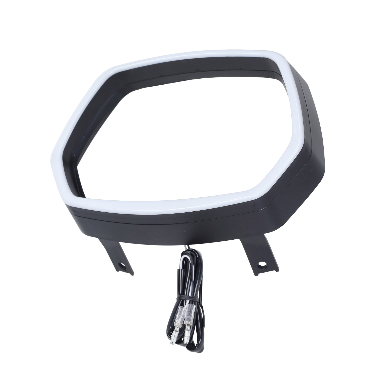 DMP koplamprand LED mat zwart Vespa Sprint 37210