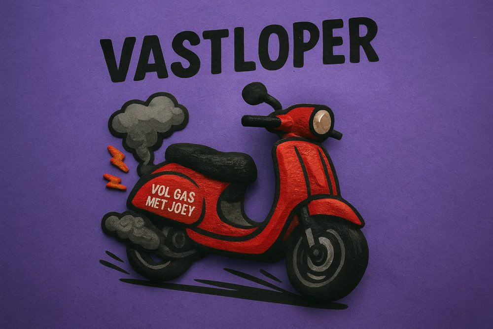 Vasloper - Scooter Vol Gas Met Joey